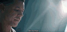 All Normal Youre You GIF - All Normal Youre You Dr Hugh Culber GIFs