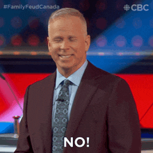 No Gerry Dee GIF - No Gerry Dee Family Feud Canada GIFs