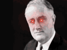 Fdr Franklin Delano Roosevelt GIF - Fdr Franklin Delano Roosevelt Red Eyes GIFs