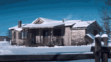 Homestead Chimney Snow GIF - Homestead Chimney Snow Wynonna Earp GIFs