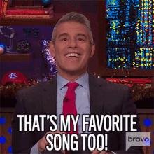 Thats My Favorite Song Too Andy Cohen GIF