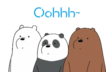 Oh No Ice Bear Sticker - Oh No Ice Bear Grizzly Stickers
