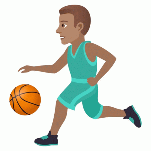 Playing Basketball Joypixels Sticker - Playing Basketball Joypixels Man