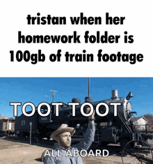 Train Choo Choo GIF - Train Choo Choo Tristan GIFs