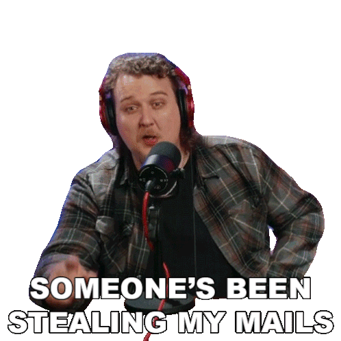 Someone'S Been Stealing My Mail The Dickeydines Show Sticker - Someone'S Been Stealing My Mail The Dickeydines Show My Mails Are Missing Stickers