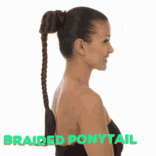 ponytail hair style braided ponytail ponytail indique hair hair extensions