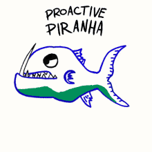 piranha taking