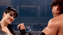 Eddie Guerrero Chyna GIF - Eddie Guerrero Chyna European Champion GIFs