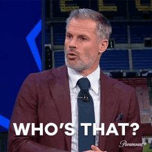 Whos That Jamie Carragher GIF - Whos That Jamie Carragher Champions League GIFs