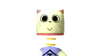a cartoon character is surrounded by gold coins