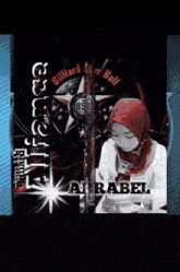 a picture of a girl with a purple hijab and the word abel