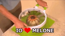 Melone Frutta Cibo Buono Tagliare GIF - Melon Fruit Food GIFs