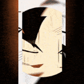 a drawing of a man 's face is displayed in a circular frame