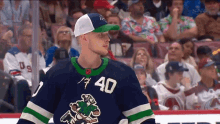 Elias Pettersson Okay GIF - Elias Pettersson Okay Not Bad GIFs