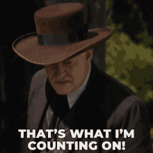Thats What Im Counting On Ralph Fellows GIF - Thats What Im Counting On Ralph Fellows Murdoch Mysteries GIFs