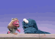 Sesame Street Cookie Monster GIF - Sesame Street Cookie Monster Prairie Dawn GIFs
