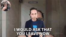 I Would Ask That You Leave Now Rucka Rucka Ali GIF - I Would Ask That You Leave Now Rucka Rucka Ali Itsrucka GIFs