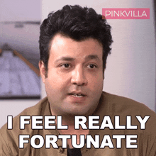 I Feel Really Fortunate Varun Sharma GIF - I Feel Really Fortunate Varun Sharma Pinkvilla GIFs