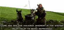 Police Oppressed GIF - Police Oppressed Monty Python And The Holy Grail GIFs