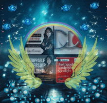 a poster that says unstoppable leadership light