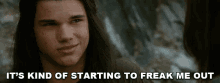Its Kind Of Starting To Freak Me Out Jacob Black GIF