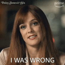 I Was Wrong Daisy Jones GIF - I Was Wrong Daisy Jones Riley Keough GIFs