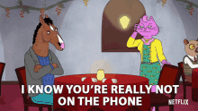 I Know Youre Really Not On The Phone Not Amused GIF - I Know Youre Really Not On The Phone Not Amused Not Buying It GIFs