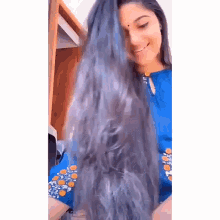 Long Hair Indian GIF - Long Hair Indian Vigo GIFs