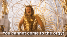 Cannot Come Thor GIF - Cannot Come Thor Zeus GIFs
