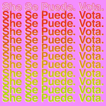 She Se Puede Si Se Puede Vota GIF - She Se Puede Si Se Puede Vota Latina GIFs