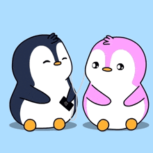 Leaning Beside You Pudgy Penguins GIF - Leaning Beside You Pudgy Penguins Resting Beside You GIFs