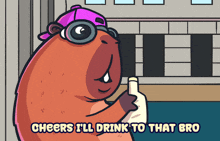 Cheers Cappy GIF - Cheers Cappy Cappys GIFs