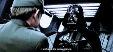 Star Wars Darth Vader GIF - Star Wars Darth Vader I Will Wait His Convenience GIFs