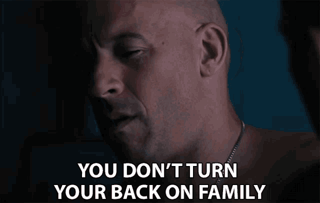 You Dont Turn Your Back On Family You Cant Walk Away From Family GIF - You Dont Turn Your Back On Family You Cant Walk Away From Family You Cant Leave Family Behind GIFs