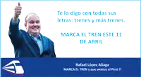 a man in a suit is giving a thumbs up and says marca el tren este 11 de abril