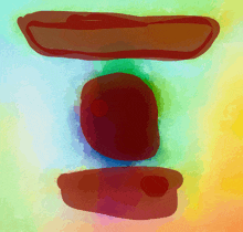 a painting of a hot dog and a slice of bread