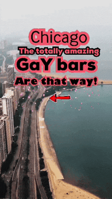 chicago the totally amazing gay bars are that way sign
