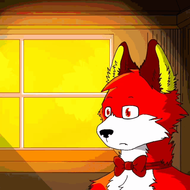 Red Furry GIF - Red Fox Furry Hmmm - Discover & Share