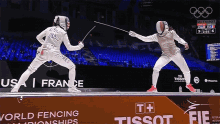 Fencing Lee Kiefer GIF - Fencing Lee Kiefer Usa Olympic Team GIFs