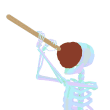 spooky skeleton plunger
