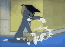 Spank Butt Tom And Jerry GIF