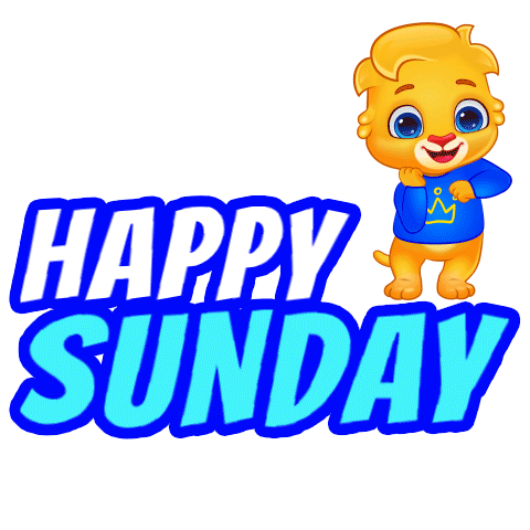 Happy Sunday Its Sunday Sticker - Happy Sunday Sunday Its Sunday Stickers