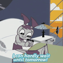 My Life As A Teenage Robot I Can Hardly Wait Until Tomorrow GIF - My Life As A Teenage Robot I Can Hardly Wait Until Tomorrow I Cant Wait For Tomorrow GIFs