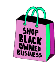 Support Black Owned Restaurants Black Sticker - Support Black Owned Restaurants Black Owned Restaurants Black Owned Stickers