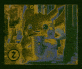 a picture of a pikachu with the number 2 in the upper right corner