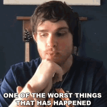 One Of The Worst Things That Has Happened Sam Johnson GIF - One Of The Worst Things That Has Happened Sam Johnson One Of The Most Horrible Things That Has Happened GIFs