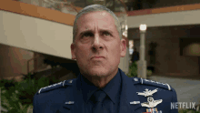 who general mark r naird steve carell space force confused