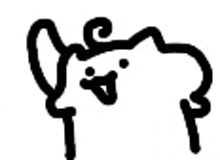 a black and white drawing of a sheep with a swirl in its mouth .