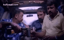 Drinking On Road Trip.Gif GIF - Drinking On Road Trip Panchathanthiram Movie Kamal Haasan GIFs