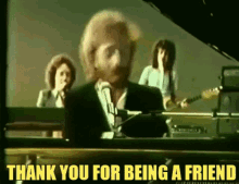 Andrew Gold Thank You For Being A Friend GIF - Andrew Gold Thank You For Being A Friend Sing GIFs